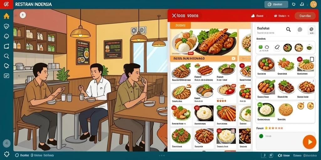 Tampilan menarik saat memulai permainan.