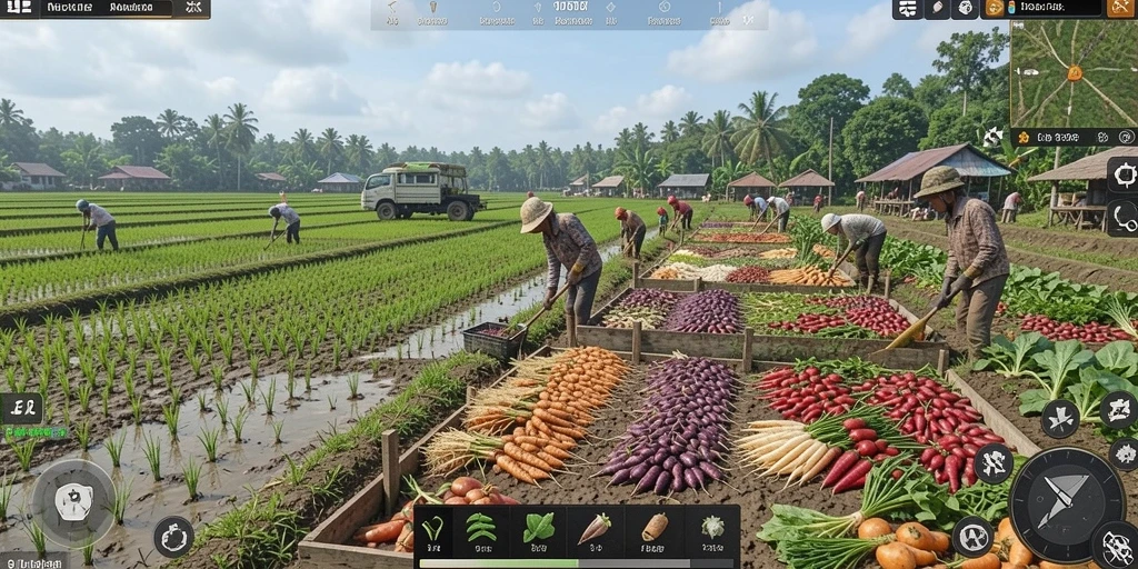 Tampilan menarik dengan berbagai tema slot.