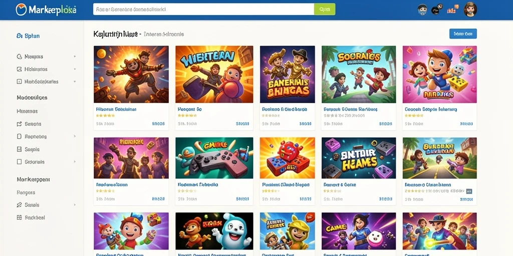 Tampilan menu utama yang menarik dan intuitif.