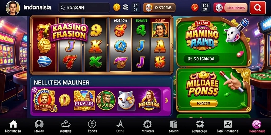 Tampilan grafis yang menawan dari ORIBET.