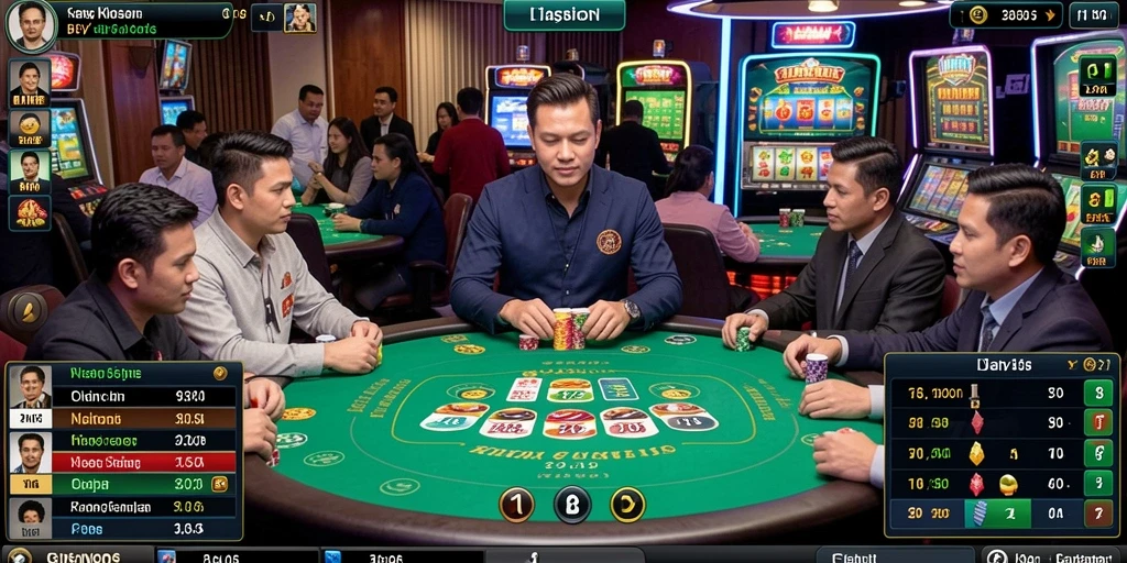 Tampilan mesin slot yang modern dan menarik.