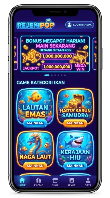 Cuplikan layar menu unduhan rejekipop untuk perangkat Android